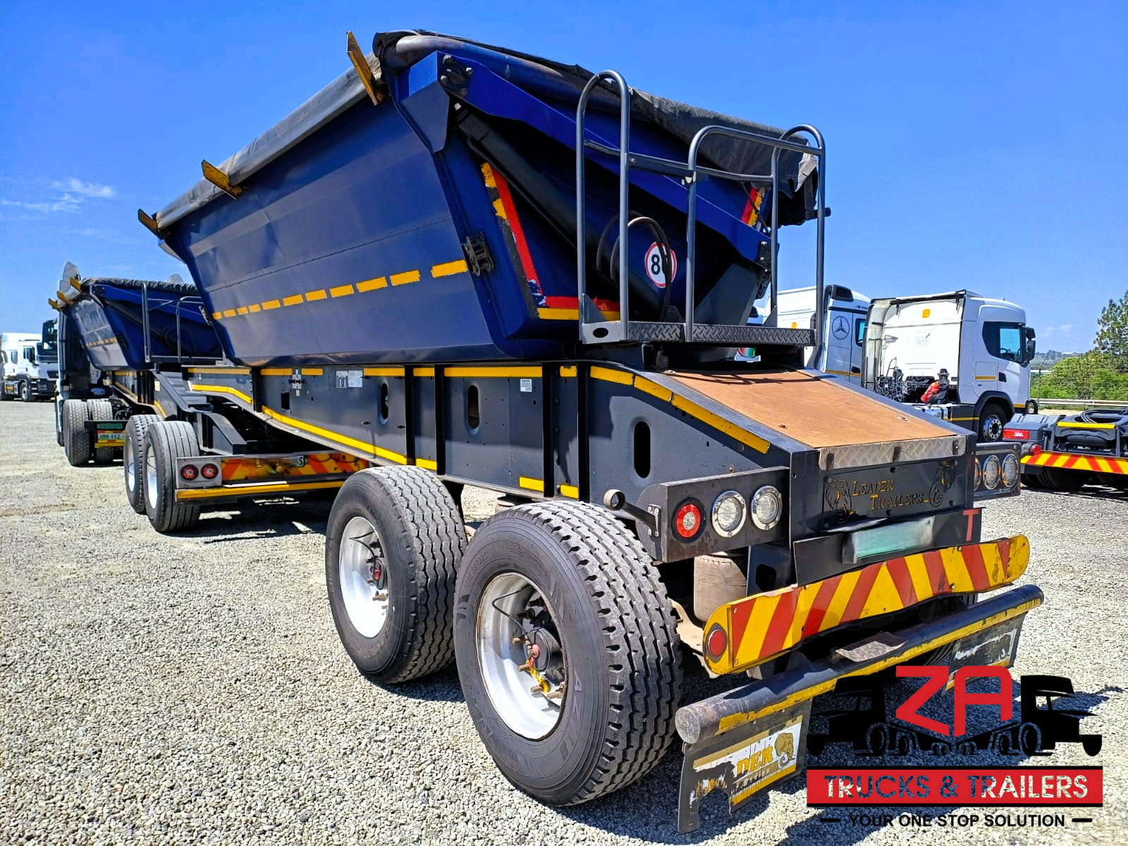 2021 LEADER 20 CUBE SIDE TIPPER TRAILER #53375